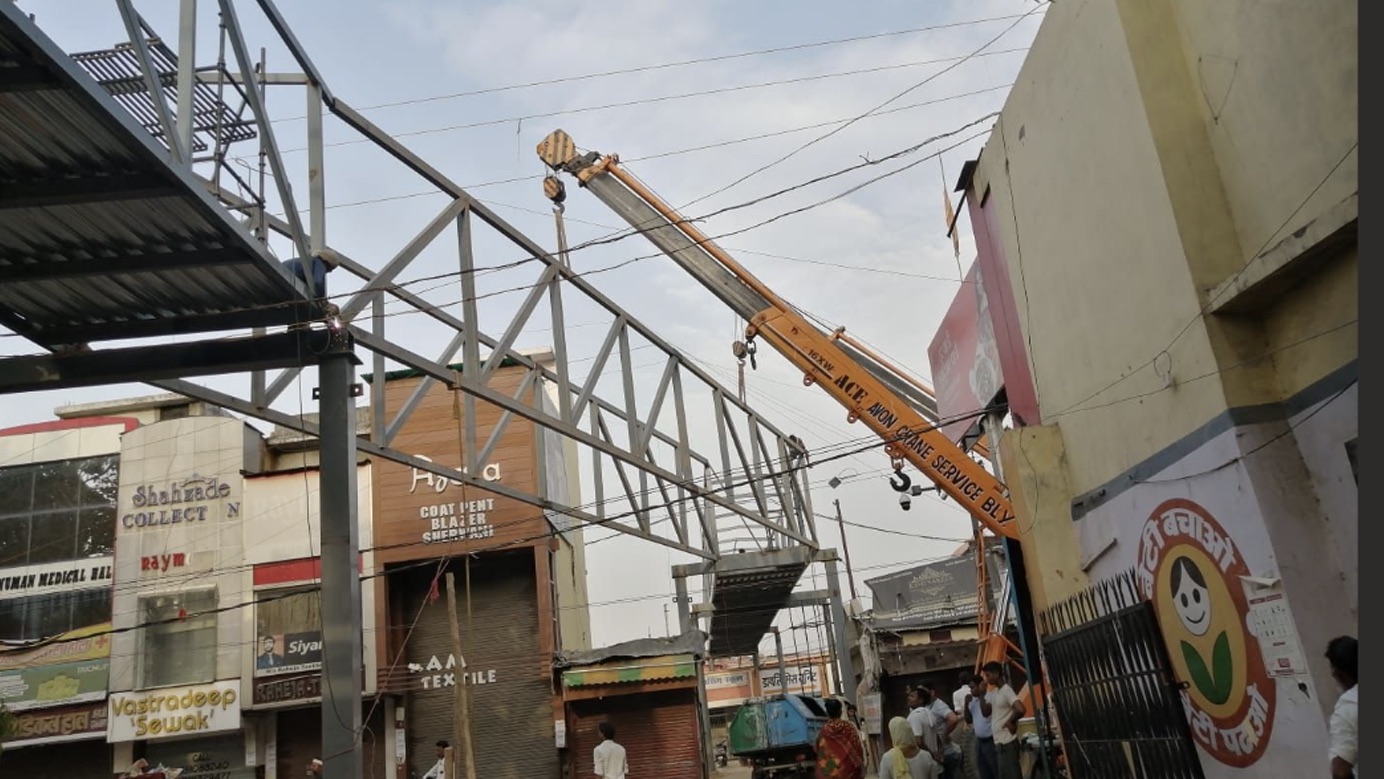 Roofing and cladding steel structure