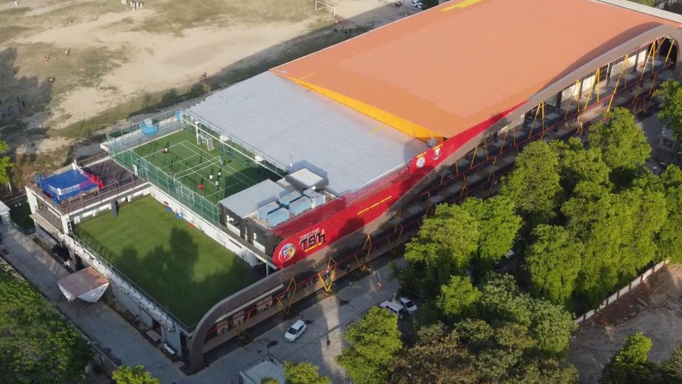 Sports infrastructure steel system